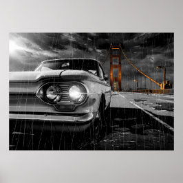 Póster Corvair Muertos Almas San Francisco