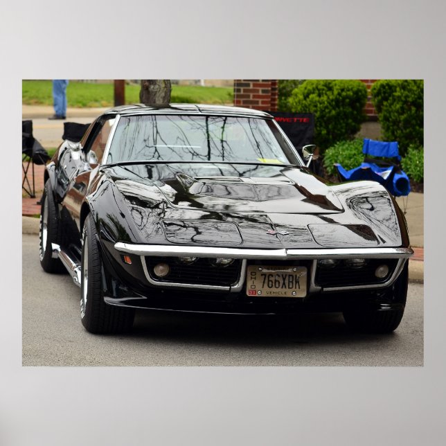 Póster Corvette C3 de 1969 427 (Frente)