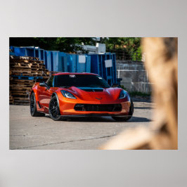 Póster Corvette C7 Z06