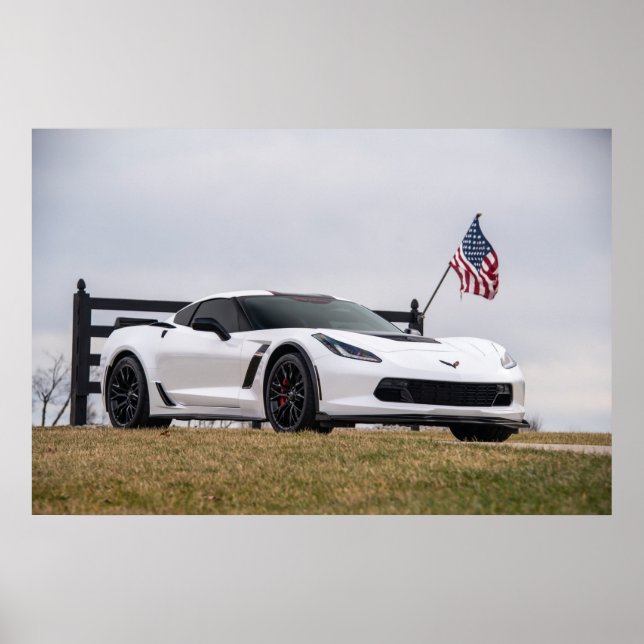 Póster Corvette C7 Z06 (Frente)