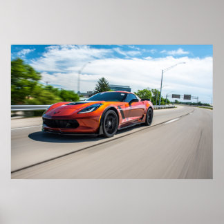Póster Corvette C7 Z06