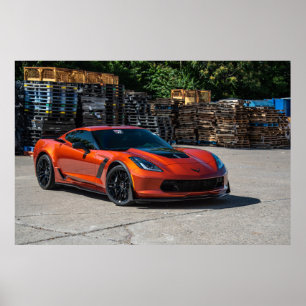 Póster Corvette C7 Z06