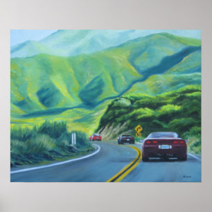 Póster Corvette Caravan