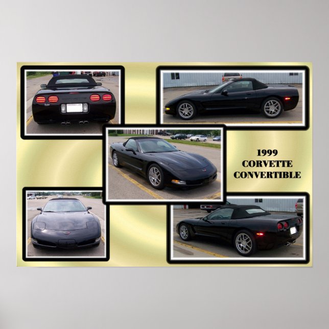 PÓSTER CORVETTE COLLAGE (Frente)