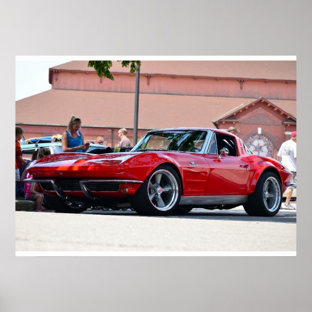 Póster Corvette de 1964 (Frente)