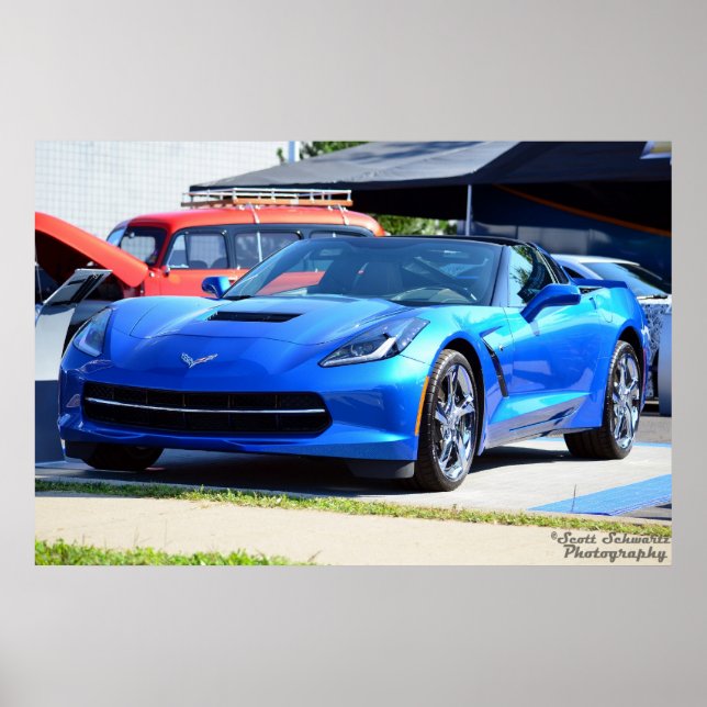 Póster Corvette de 2014 (Frente)
