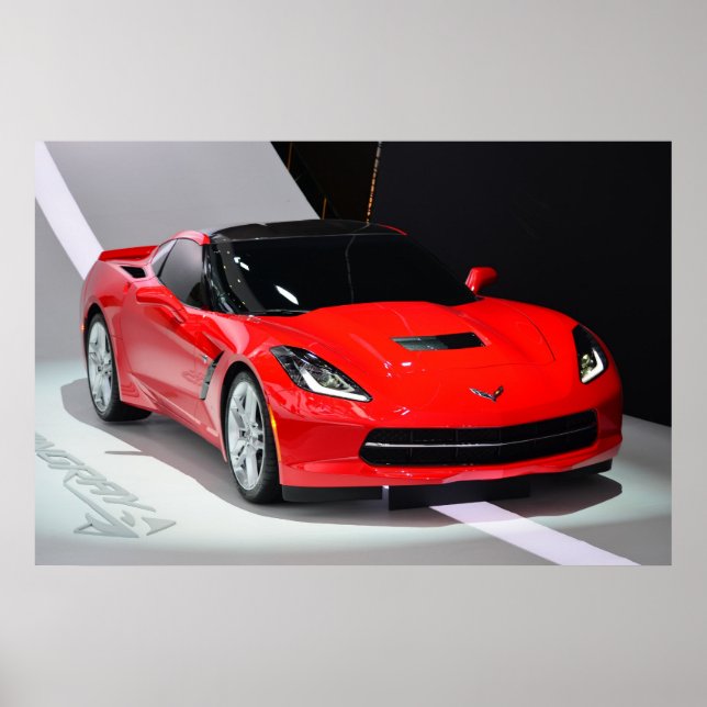 Póster Corvette de 2014 (Frente)