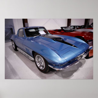 Póster Corvette de Chevrolet de 1967 Stingray