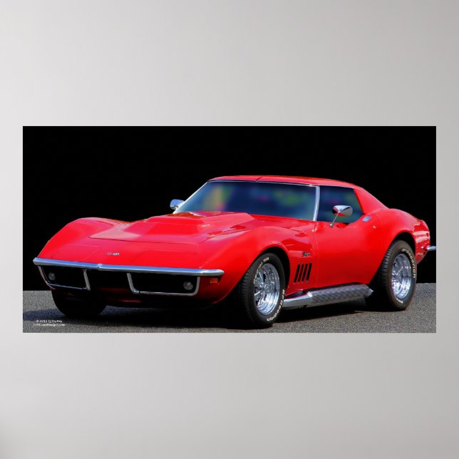 PÓSTER CORVETTE: EL COCHE DEPORTIVO ESTADOUNIDENSE (Frente)