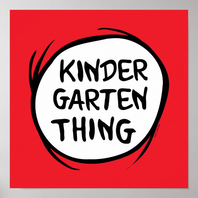 Póster Cosa Una Cosa Dos - Cosa De Los Jardines De Infanc (Frente)