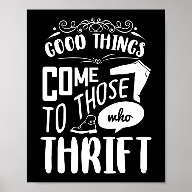 Póster Cosas Buenas Llegan A Aquellos Que Empujan El Frac (Frente)