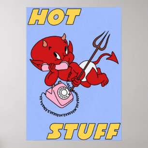 PÓSTER COSAS CALIENTES EN EL PEQUEÑO DIABLO