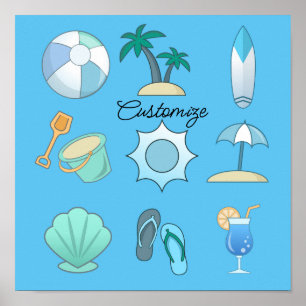 Póster Cosas de vida en la playa Thunder_Cove