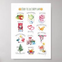 Cosas Ilustradas Encantadoras Que Hacer Todos Los 