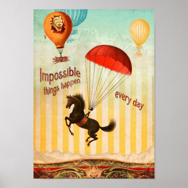 Póster Cosas Imposibles Ocurren Todos Los Días (Frente)