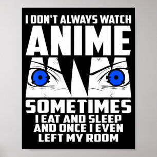 Póster Cosas para hombres Ropa de anime para hombres muje