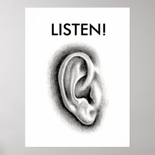 PÓSTER COSAS POR LAS QUE VIVIR - ¡ESCUCHA!