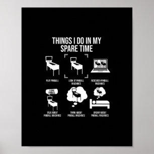 Póster Cosas que hago en mi tiempo libre