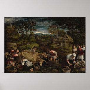 Póster Cosecha, 1576