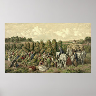 Póster Cosecha 1857 de los saltos