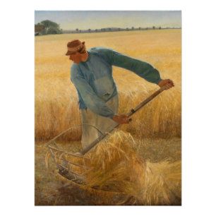 Póster Cosecha 1885 de Laurits Andersen Ring
