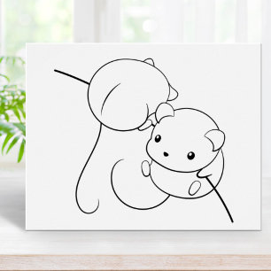 Póster Cosecha de ratón, Par de la página de coloreado de