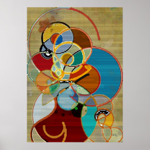 Póster Cosecha del otoño - poster abstracto
