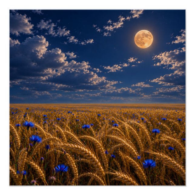 Póster Cosecha Dorada de Luna (Anverso)