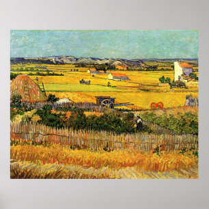 Póster Cosecha en La Crau (van Gogh)