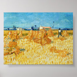 Póster Cosecha en Provenza de Van Gogh