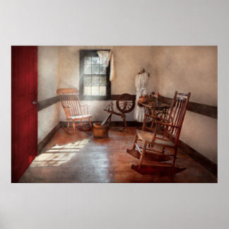 Póster Cosecha - Habitación - cuarto de costura de la abu