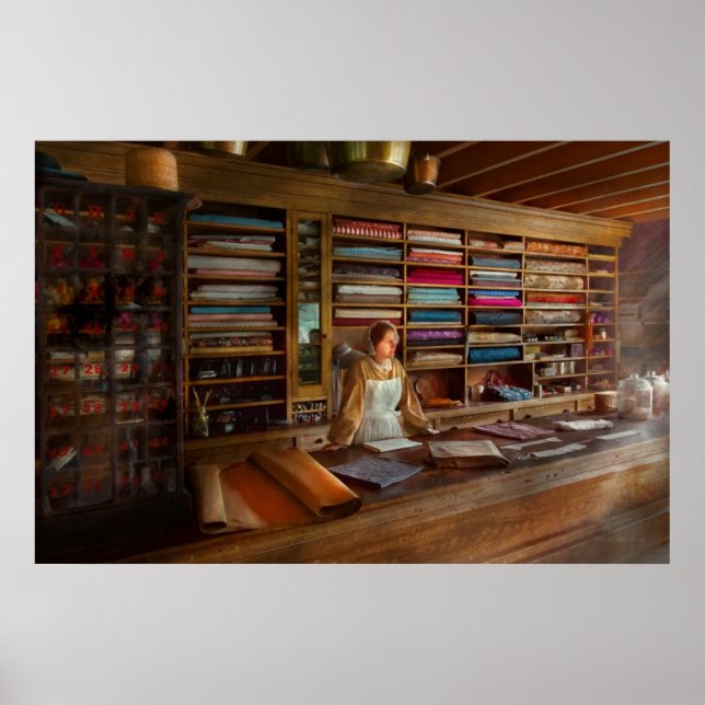 Póster Cosecha - Minería de la tienda de reparación (Frente)