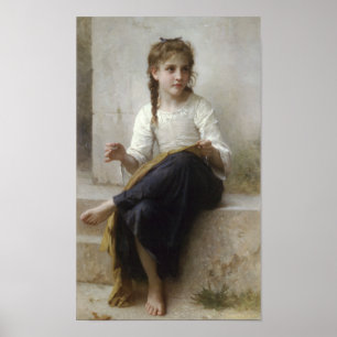 Póster Cosecha por William-Adolphe Bouguereau