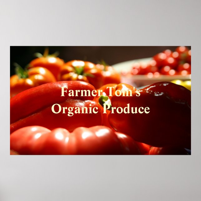 Póster Cosecha vegetal (Frente)