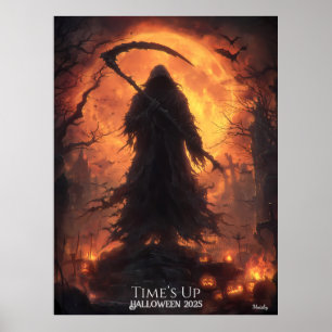 Póster Cosechador de Medianoche de Halloween