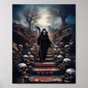 Póster Cosechador Siniestro Bienvenido A Mi Habitación Pe