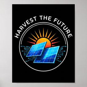 Póster Cosechar El Futuro Energía Solar wer Renovable