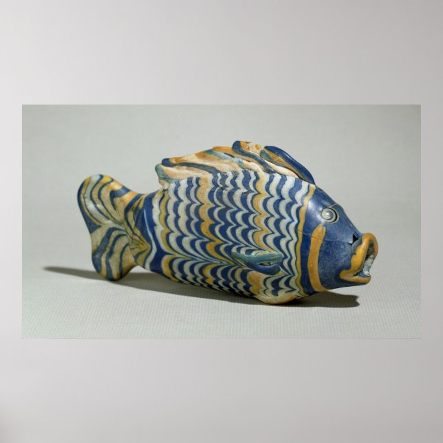 Póster Cosmetic vessel in the form of a fish (Frente)