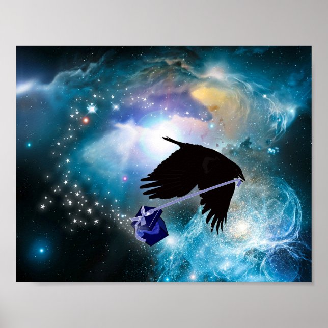 PÓSTER COSMIC CROW (Frente)