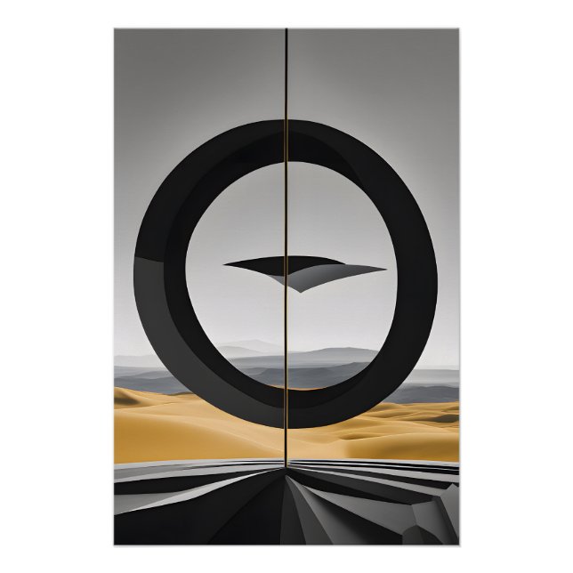 Póster Cosmic Encounter in the Abstract Desert (Anverso)