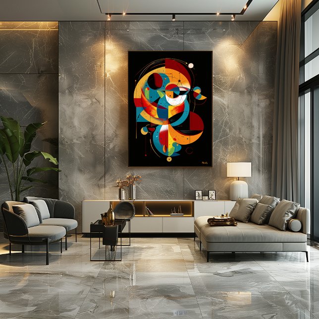 Póster Cosmic Evolution – Abstract Geometry in Motion (Subido por el creador)