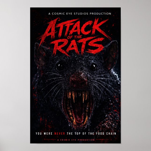 Póster Cosmic Eye – Creature Close-Up Horror Poster (Frente)