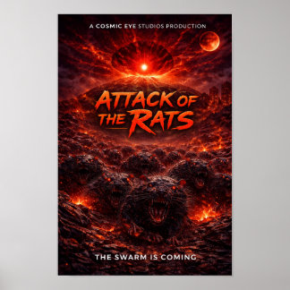 Póster Cosmic Eye™ — The Swarm Is Coming 