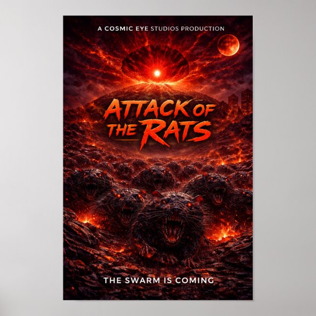 Póster Cosmic Eye™ — The Swarm Is Coming  (Frente)