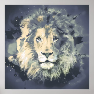 PÓSTER COSMIC LION KING