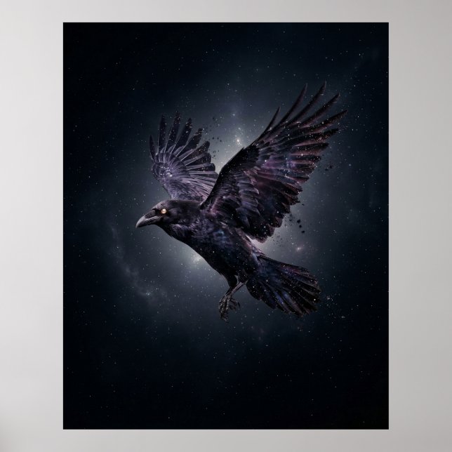 Póster Cosmic Raven Star Void (Frente)