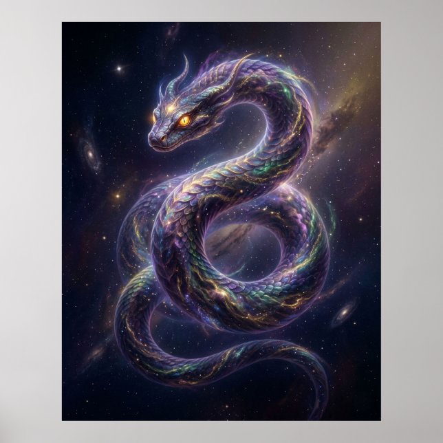 Póster Cosmic Serpent Star Void (Frente)