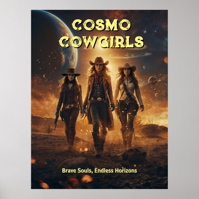 Póster Cosmo Cowgirls (Frente)