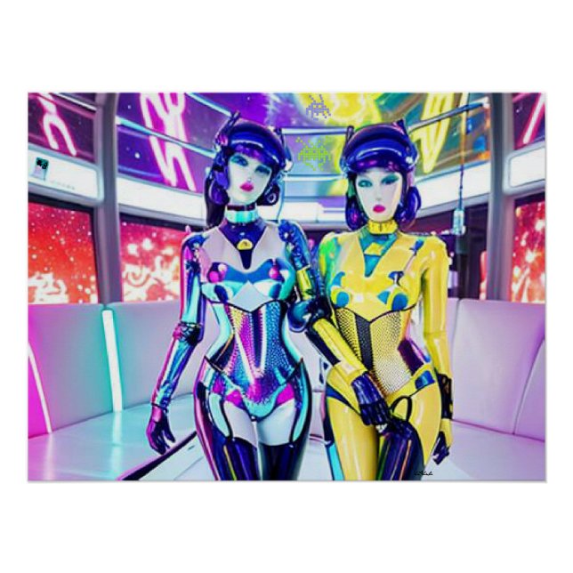 Póster Cosmo futurismo (Anverso)