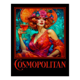 Póster Cosmopolita de Art Nouveau